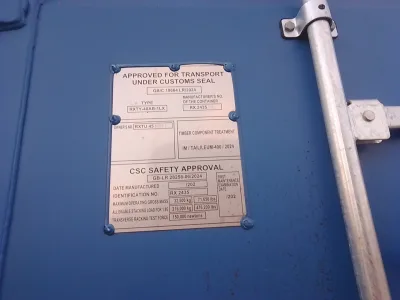Морской контейнер 40HC (Новый 2024)
