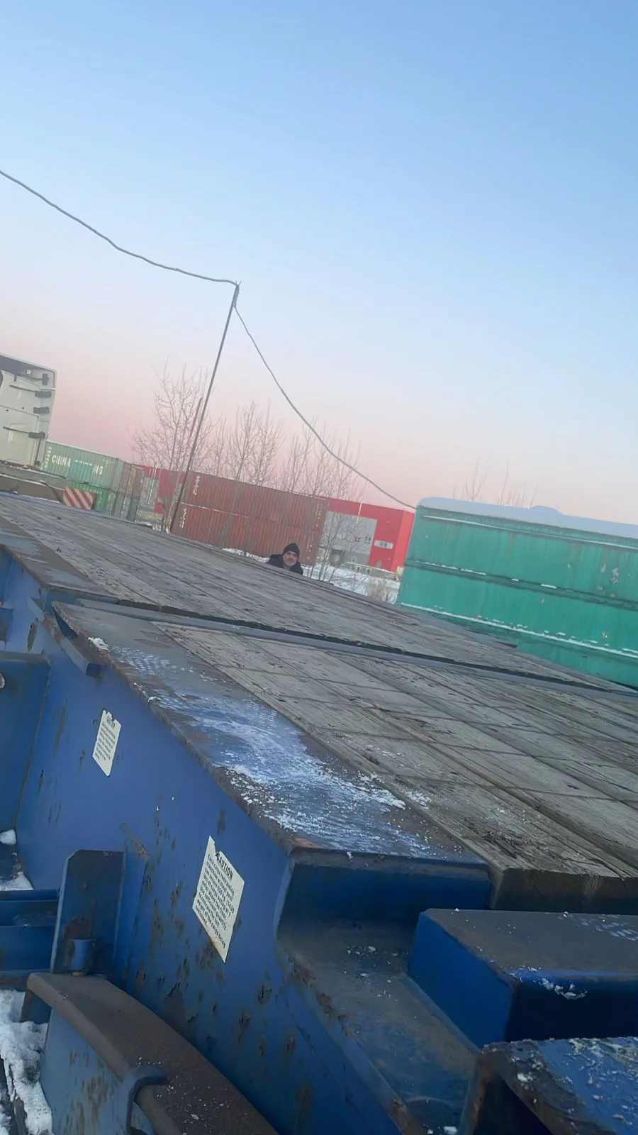 Морской контейнер 40FR (Б/У)