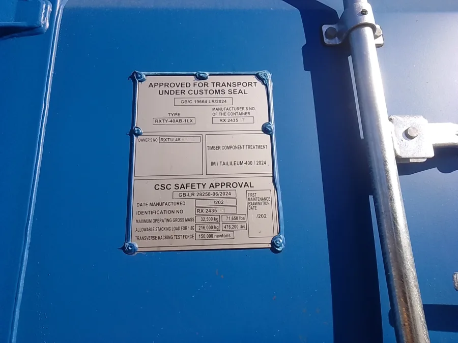 Морской контейнер 40HC (Новый 2024)